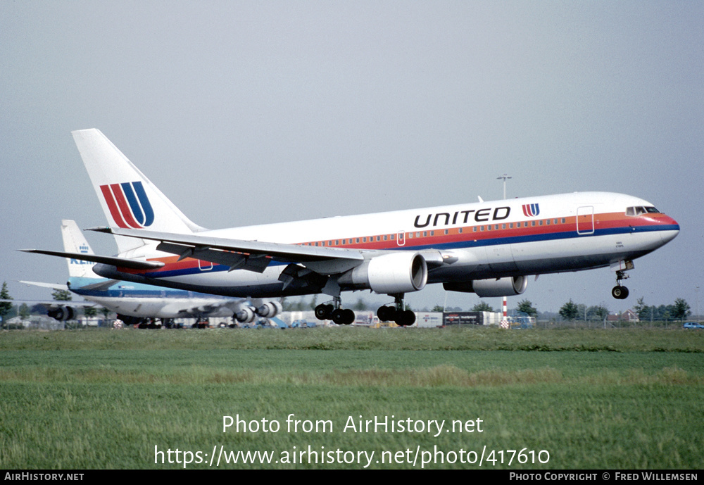 Aircraft Photo of N605UA | Boeing 767-222 | United Airlines | AirHistory.net #417610