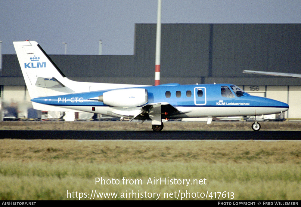 Aircraft Photo of PH-CTG | Cessna 500 Citation | KLM Luchtvaartschool | AirHistory.net #417613