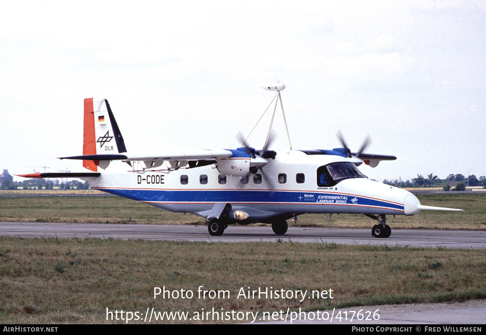 Aircraft Photo of D-CODE | Dornier 228-101 | DLR - Deutsche Forschungsanstalt für Luft- und Raumfahrt | AirHistory.net #417626