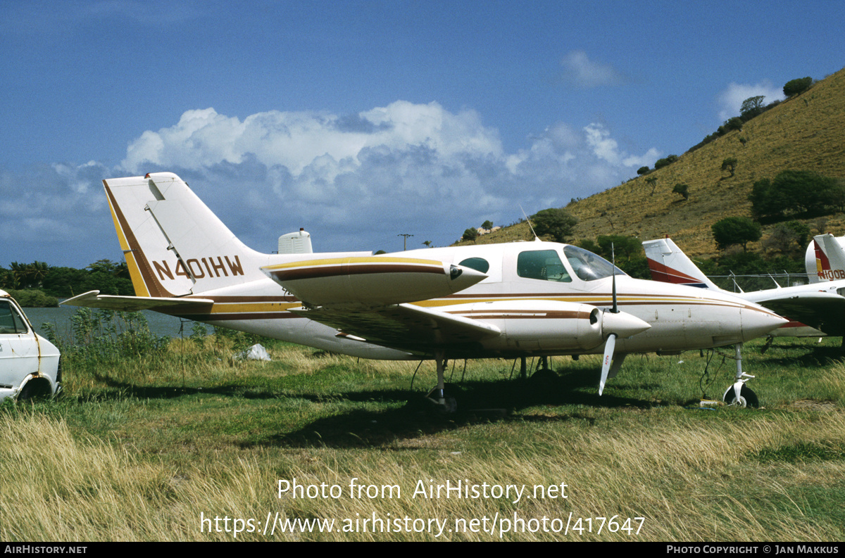 Aircraft Photo of N401HW | Cessna 401A | AirHistory.net #417647