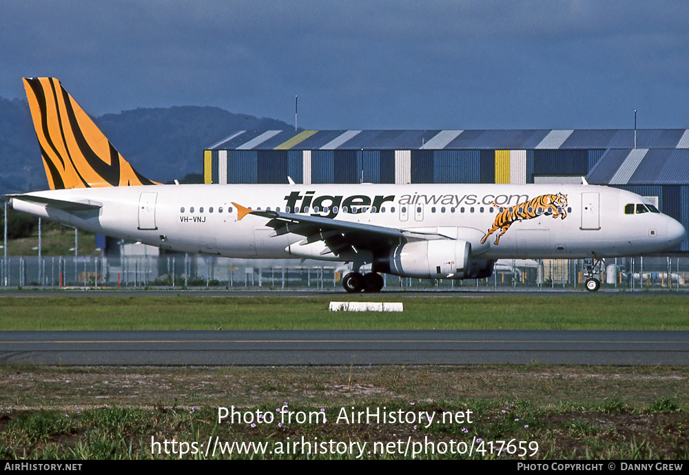 Aircraft Photo of VH-VNJ | Airbus A320-232 | Tiger Airways | AirHistory.net #417659