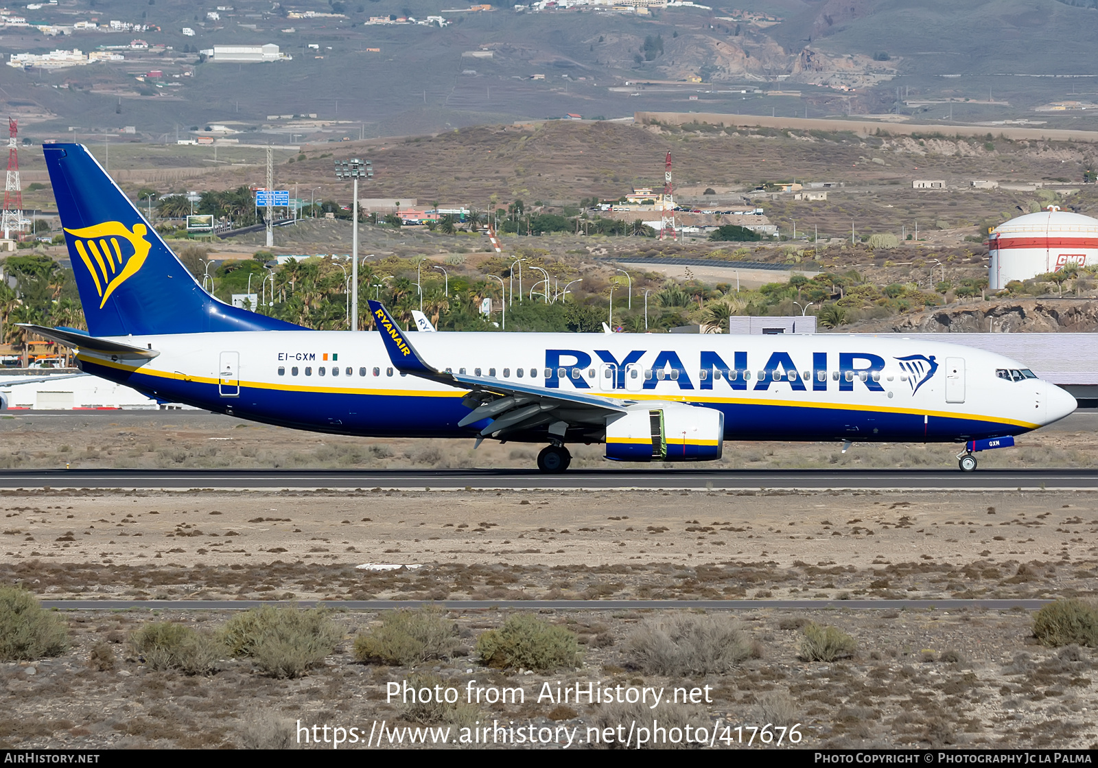 Aircraft Photo of EI-GXM | Boeing 737-800 | Ryanair | AirHistory.net #417676