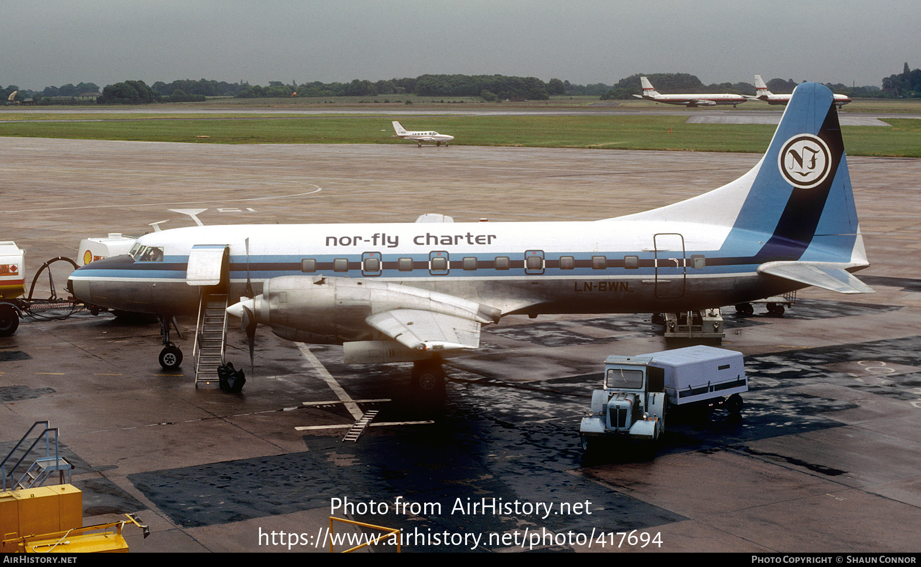 Aircraft Photo of LN-BWN | Convair 580 | Nor-Fly Charter | AirHistory.net #417694