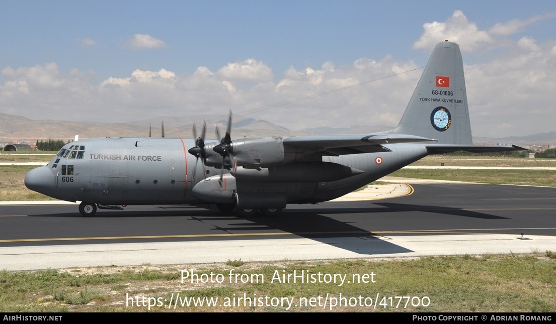 Aircraft Photo of 68-01606 | Lockheed C-130E Hercules (L-382) | Turkey - Air Force | AirHistory.net #417700