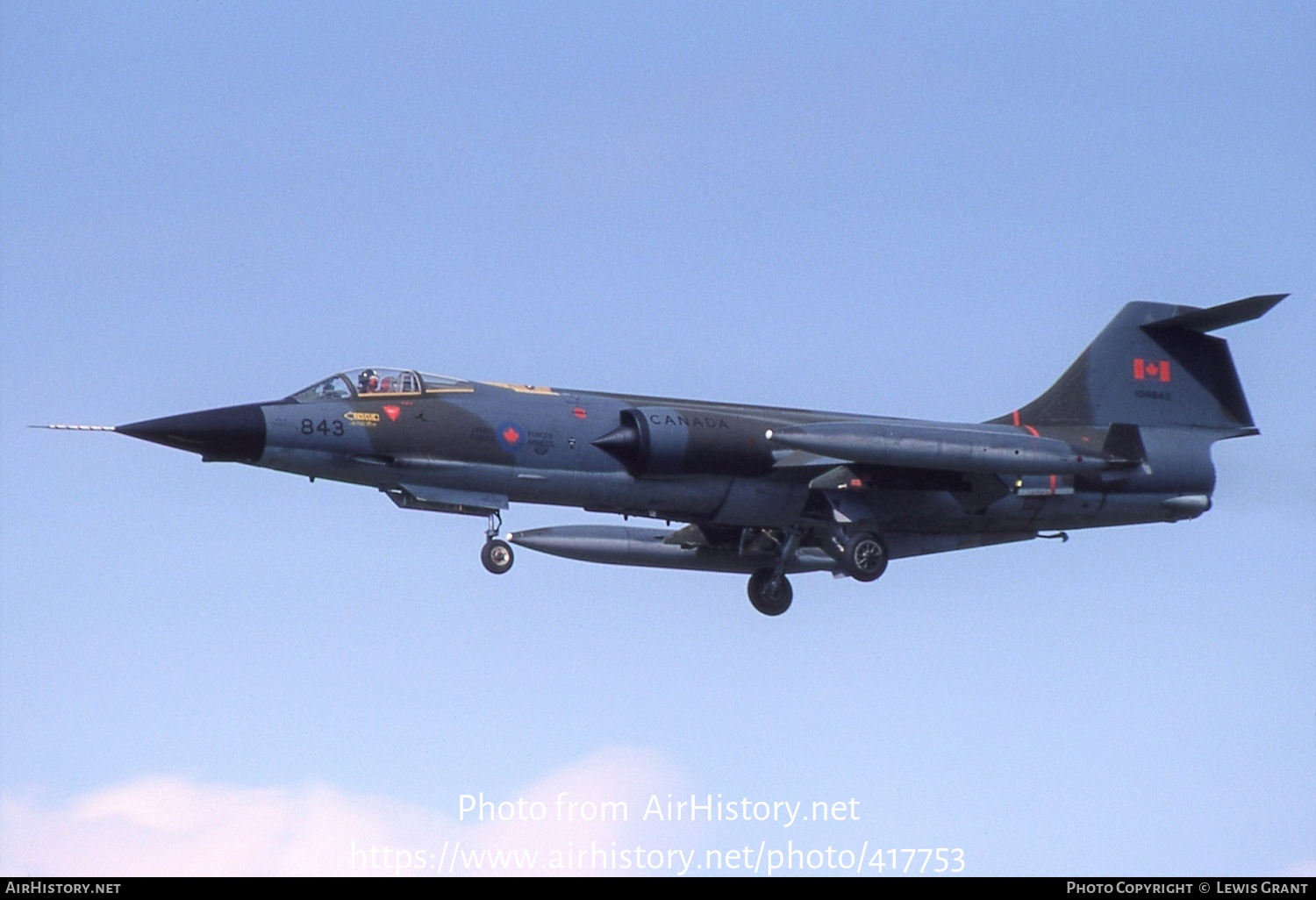 Aircraft Photo of 104843 | Canadair CF-104 Starfighter | Canada - Air Force | AirHistory.net #417753