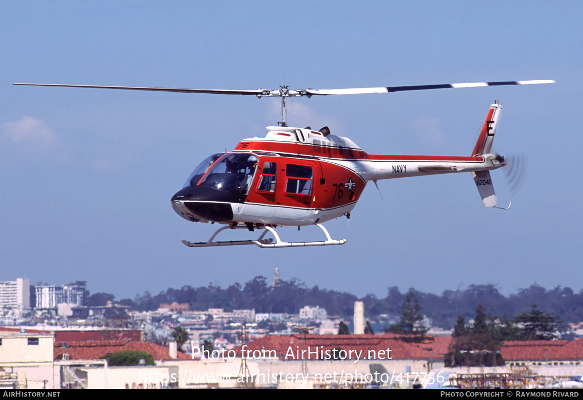 Aircraft Photo of 162040 | Bell TH-57C SeaRanger (206B-3) | USA - Navy | AirHistory.net #417756