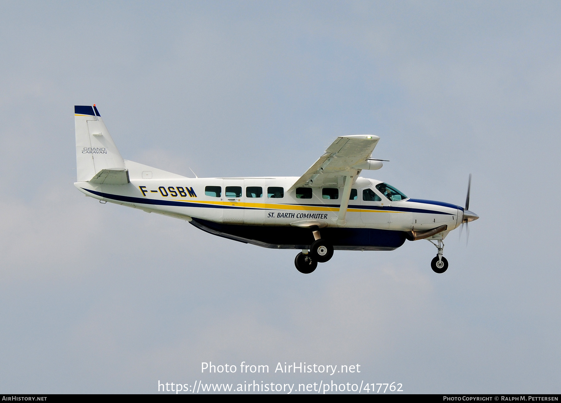 Aircraft Photo of F-OSBM | Cessna 208B Grand Caravan | St. Barth Commuter | AirHistory.net #417762