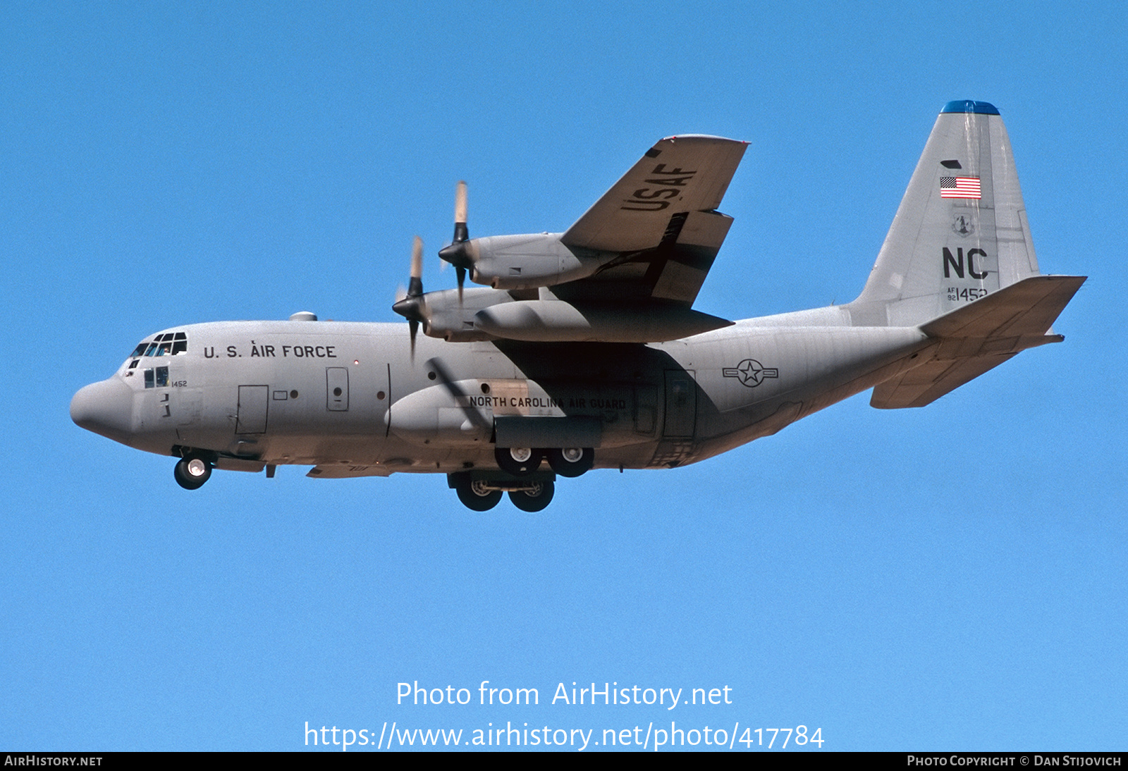 Aircraft Photo of 92-1452 / AF92-1452 | Lockheed C-130H Hercules | USA - Air Force | AirHistory.net #417784