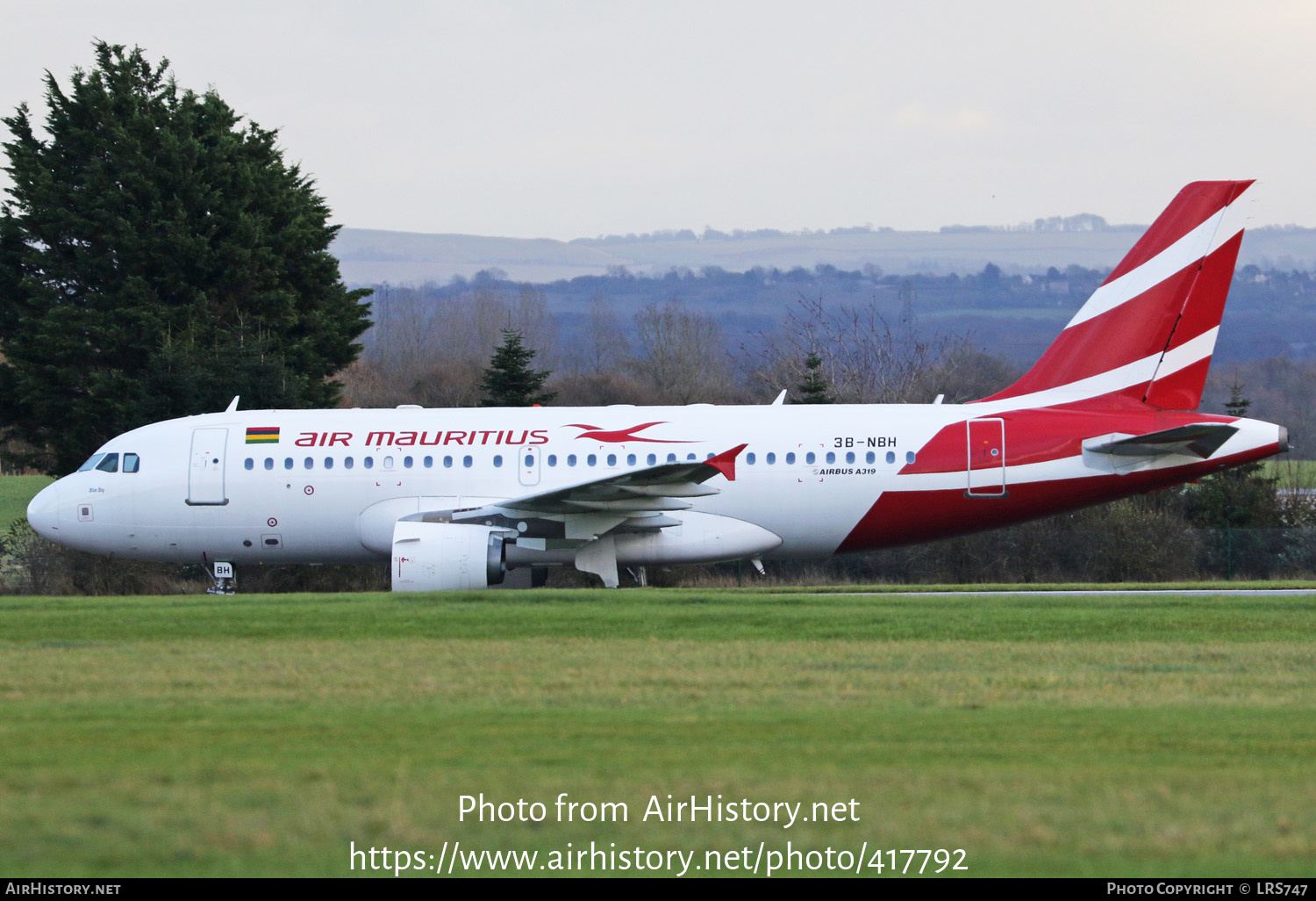 Aircraft Photo of 3B-NBH | Airbus A319-112 | Air Mauritius | AirHistory.net #417792