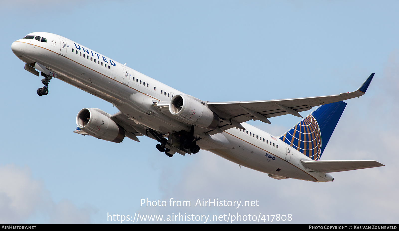 Aircraft Photo of N26123 | Boeing 757-224 | United Airlines | AirHistory.net #417808