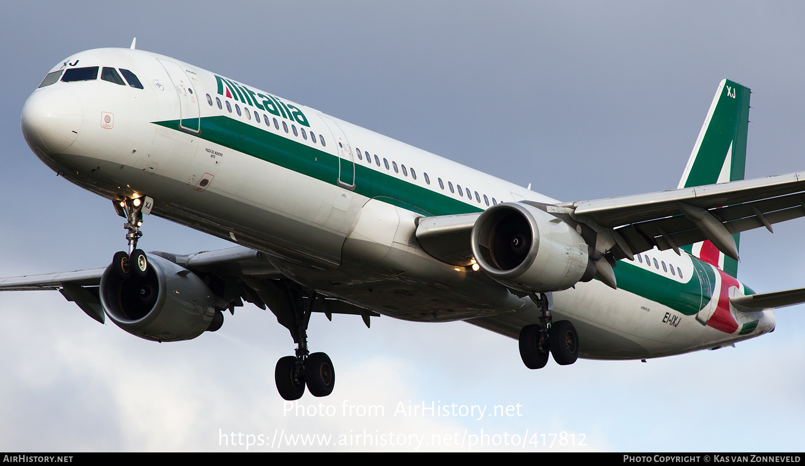 Aircraft Photo of EI-IXJ | Airbus A321-112 | Alitalia | AirHistory.net #417812