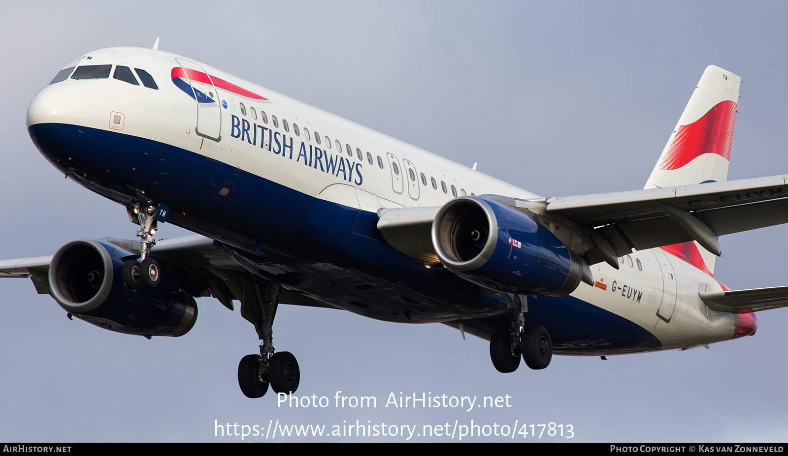 Aircraft Photo of G-EUYM | Airbus A320-232 | British Airways | AirHistory.net #417813