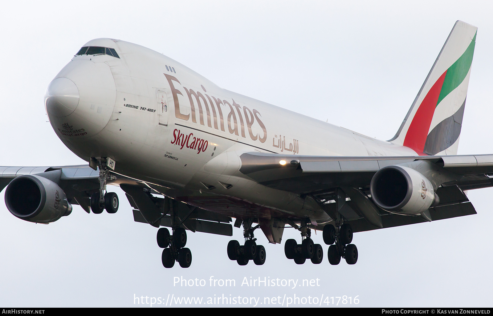 Aircraft Photo of OO-THD | Boeing 747-4HAF/ER/SCD | Emirates SkyCargo | AirHistory.net #417816