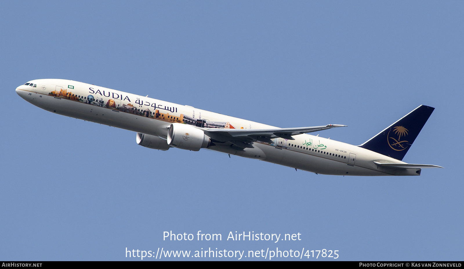 Aircraft Photo of HZ-AK28 | Boeing 777-368/ER | Saudia - Saudi Arabian Airlines | AirHistory.net #417825