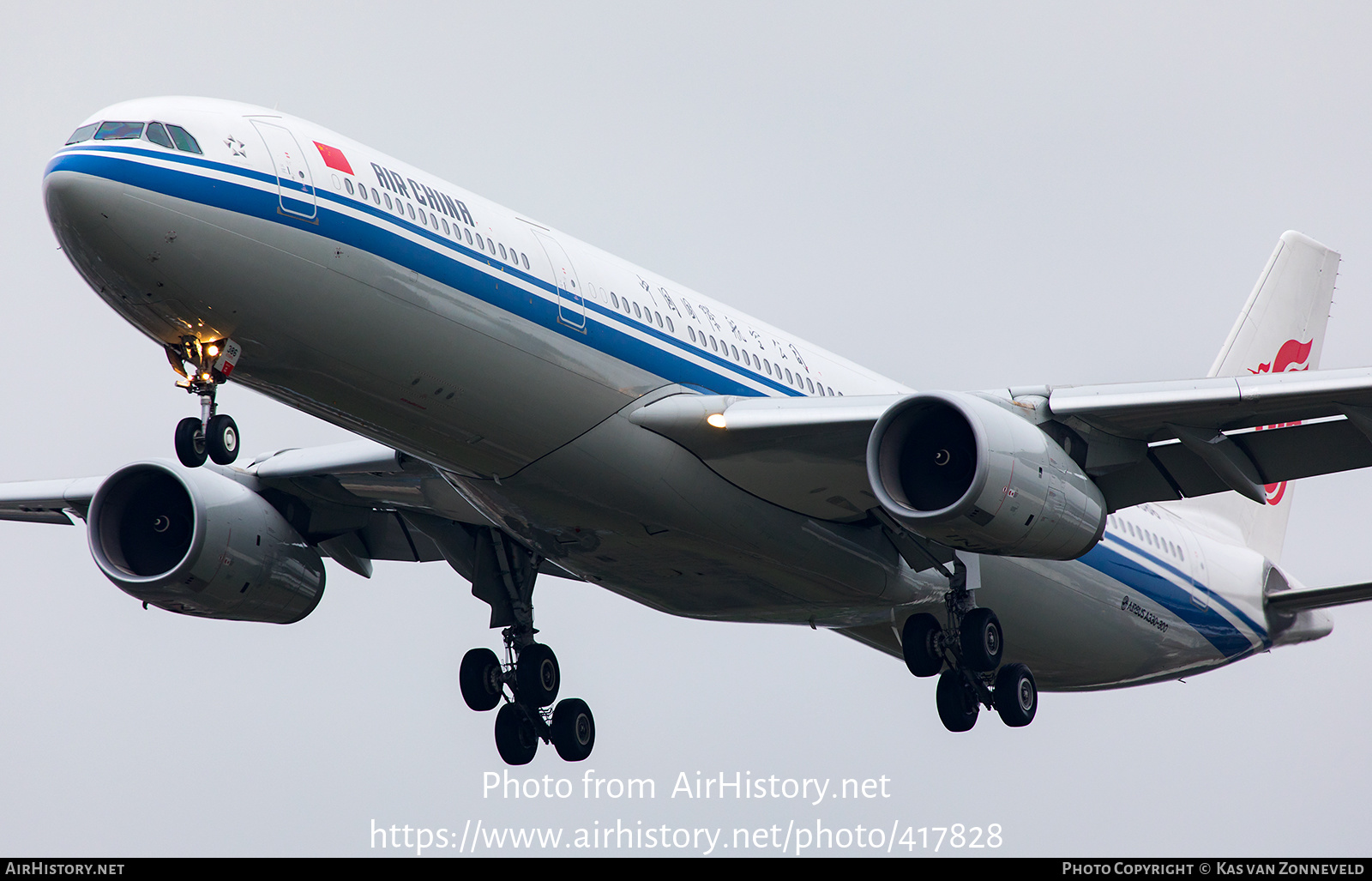 Aircraft Photo of B-8386 | Airbus A330-343 | Air China | AirHistory.net #417828