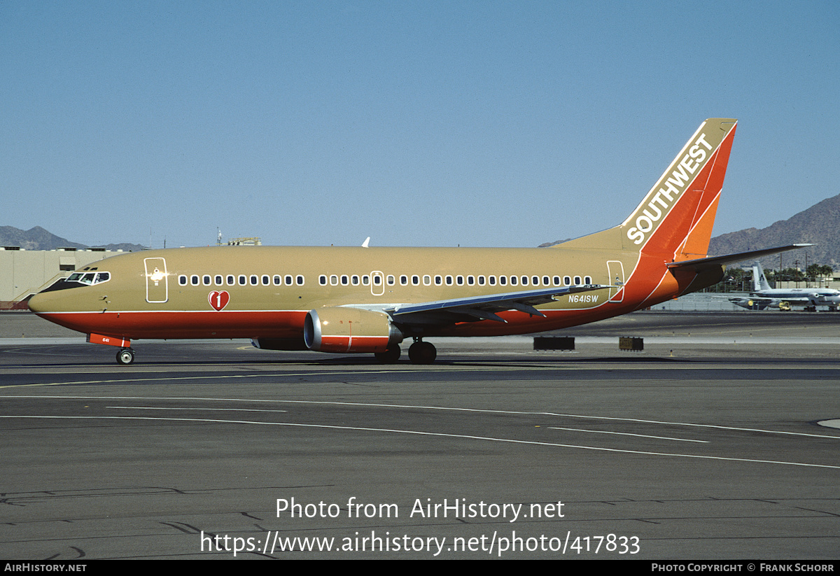 Aircraft Photo of N641SW | Boeing 737-3H4 | Southwest Airlines | AirHistory.net #417833