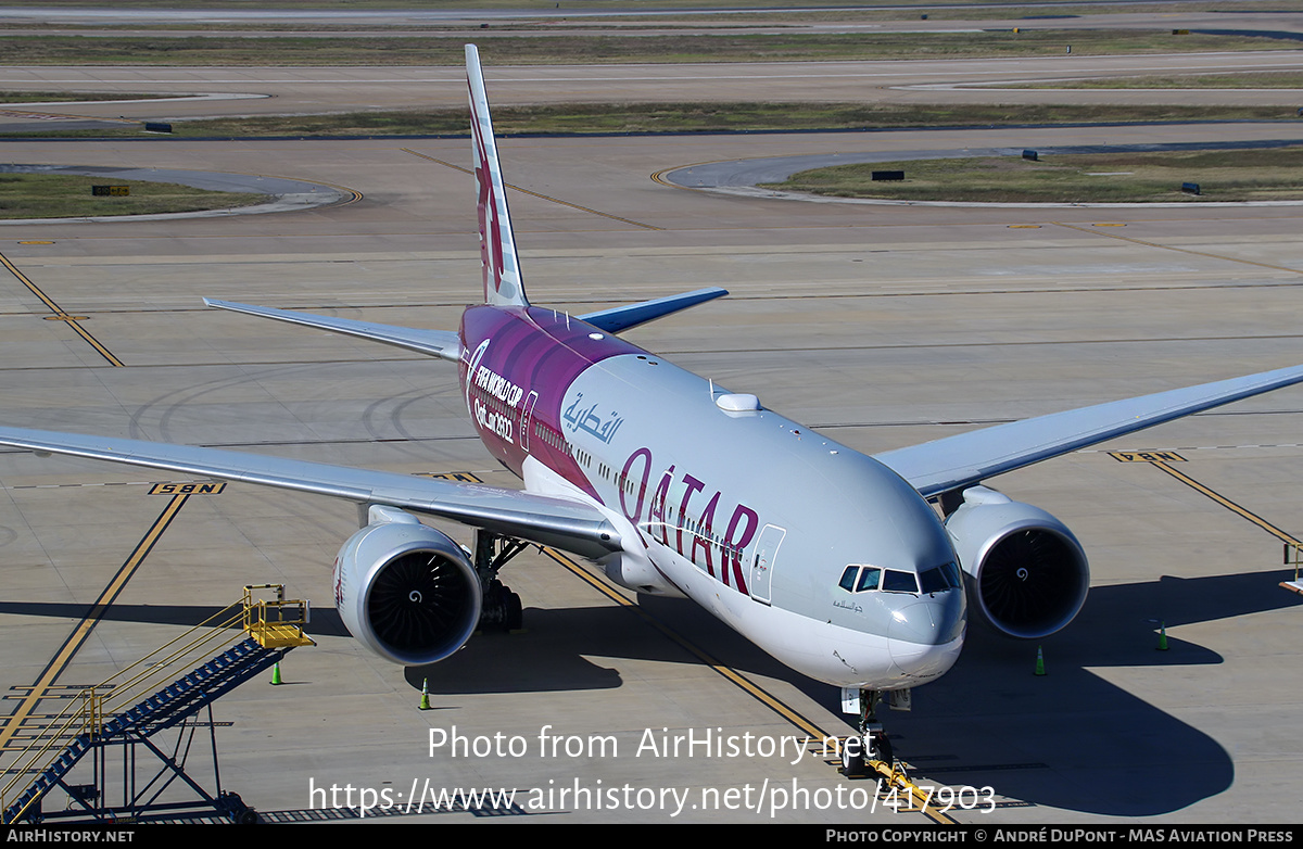 Aircraft Photo of A7-BBI | Boeing 777-2DZ/LR | Qatar Airways | AirHistory.net #417903