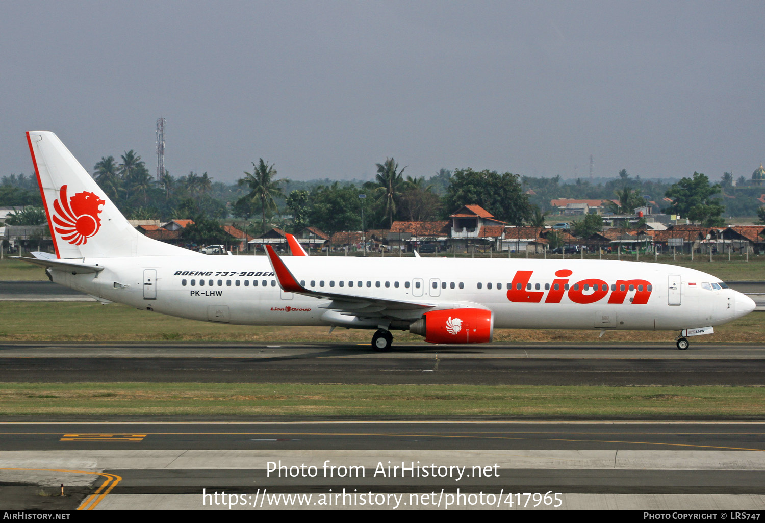 Aircraft Photo of PK-LHW | Boeing 737-9GP/ER | Lion Air | AirHistory.net #417965