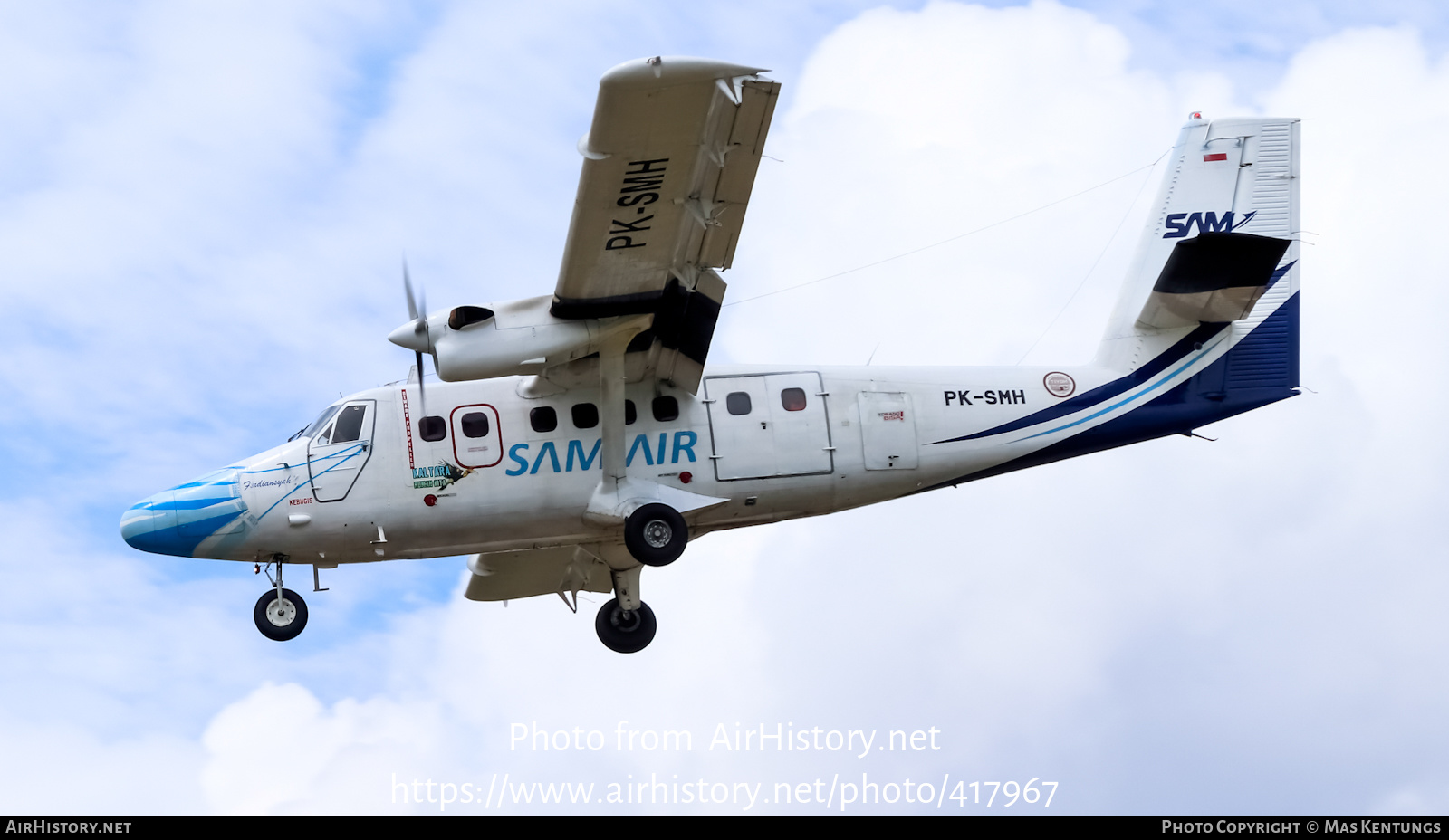 Aircraft Photo of PK-SMH | De Havilland Canada DHC-6-300 Twin Otter | SAM Air - Semuwa Aviasi Mandiri | AirHistory.net #417967