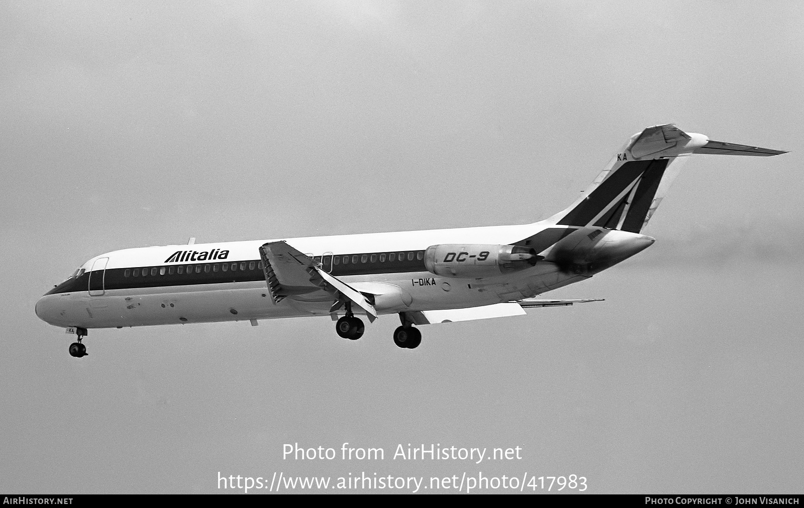 Aircraft Photo of I-DIKA | McDonnell Douglas DC-9-32 | Alitalia | AirHistory.net #417983