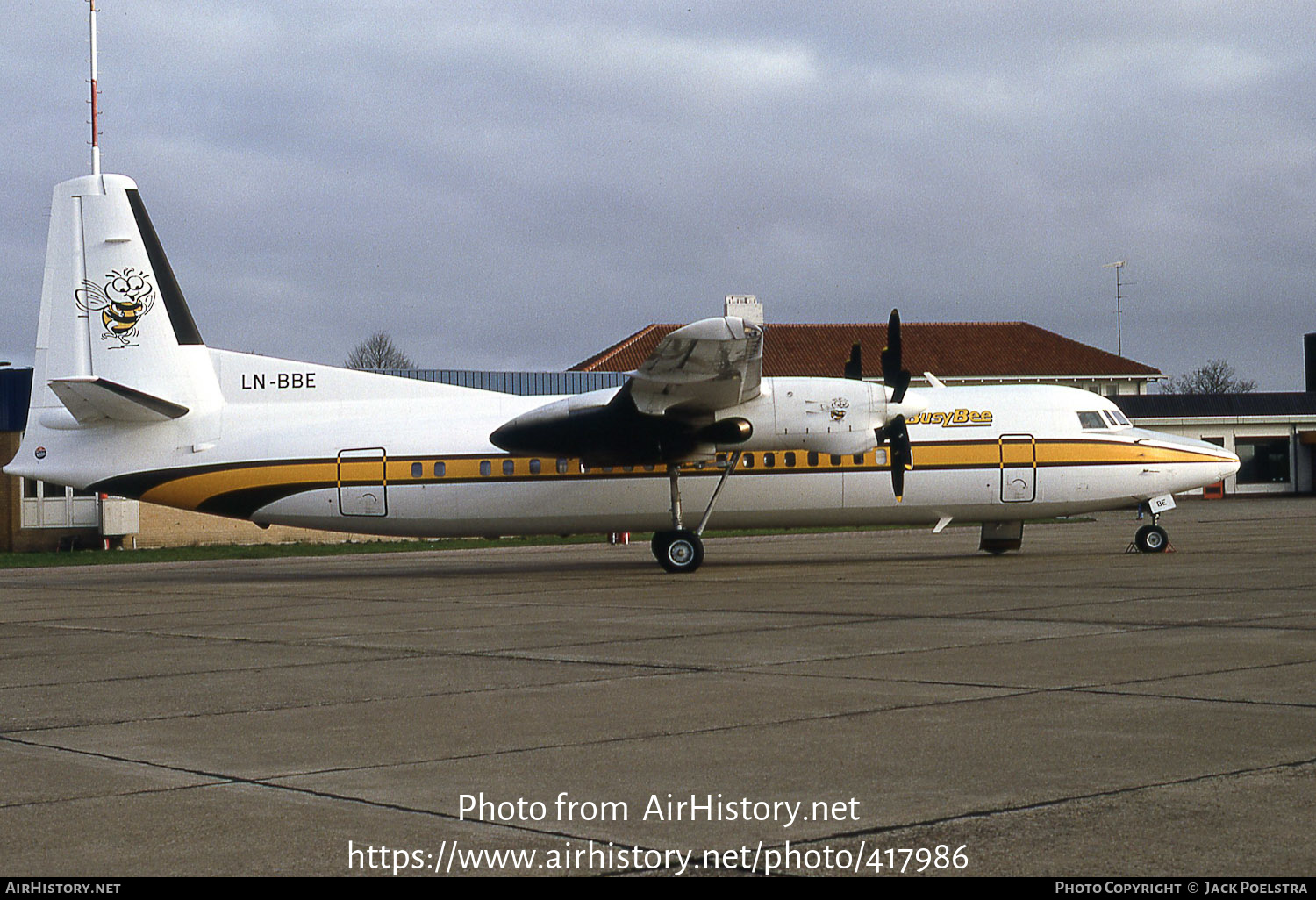 Aircraft Photo of LN-BBE | Fokker 50 | Busy Bee of Norway | AirHistory.net #417986