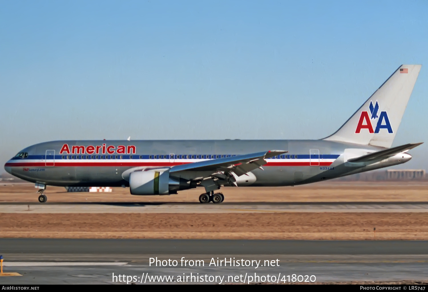 Aircraft Photo of N334AA | Boeing 767-223(ER) | American Airlines | AirHistory.net #418020