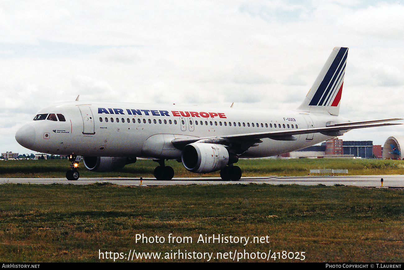 Aircraft Photo of F-GGEB | Airbus A320-111 | Air Inter Europe | AirHistory.net #418025