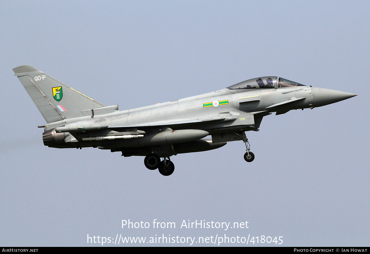 Aircraft Photo of ZK309 | Eurofighter EF-2000 Typhoon FGR4 | UK - Air Force | AirHistory.net #418045