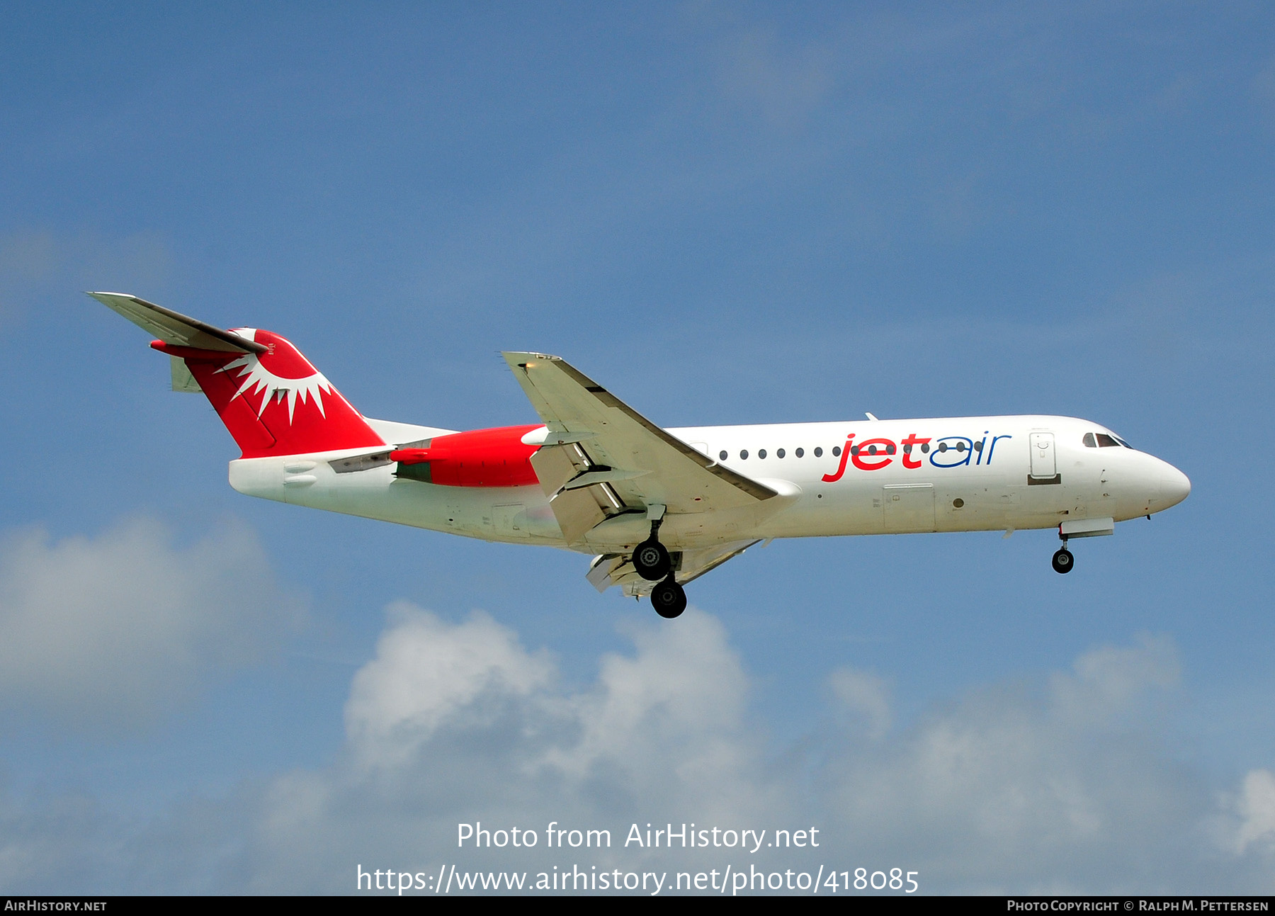 Aircraft Photo of PJ-JAC | Fokker 70 (F28-0070) | Jetair Caribbean | AirHistory.net #418085