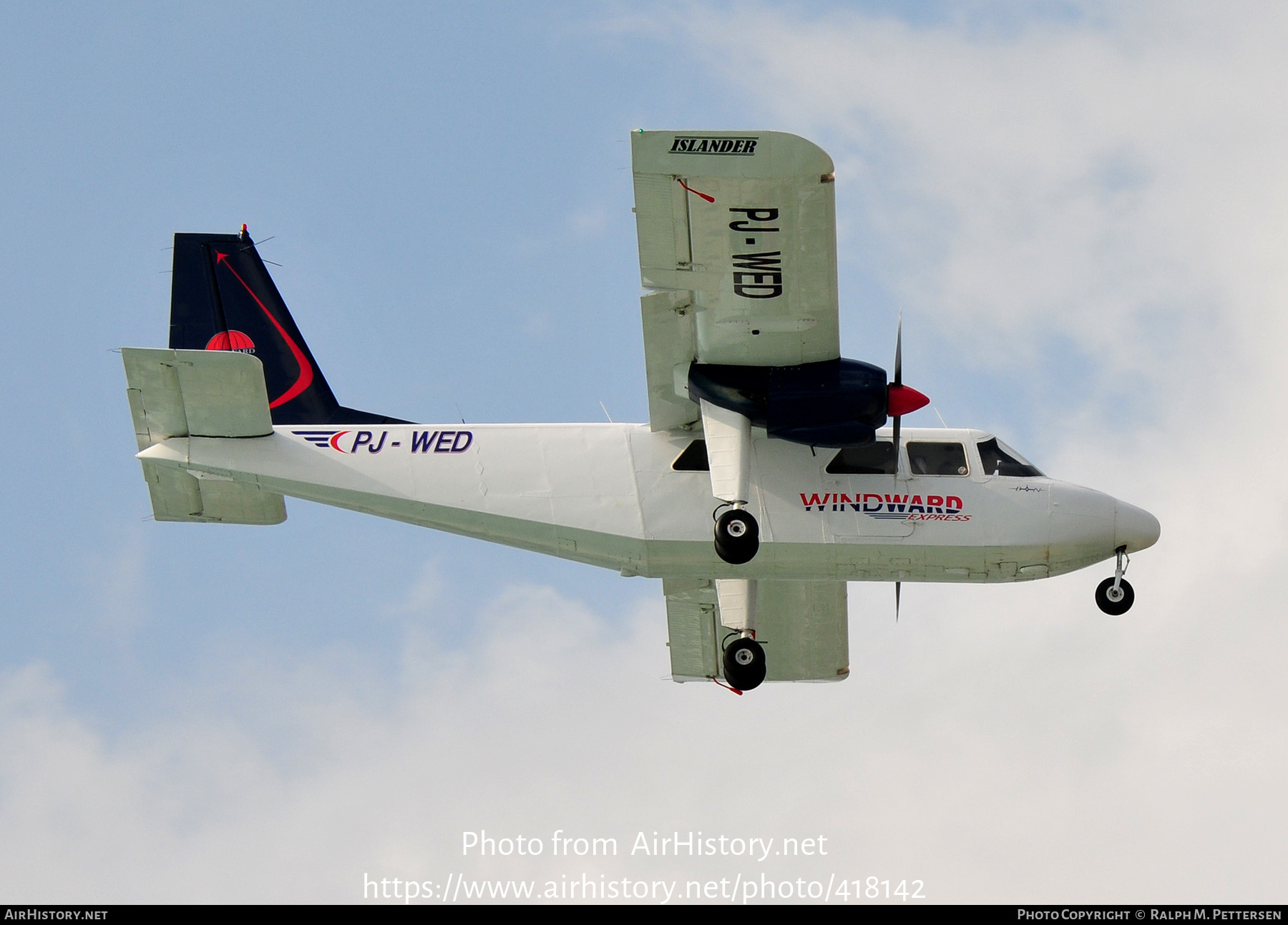 Aircraft Photo of PJ-WED | Britten-Norman BN-2B-26 Islander | Windward Express Airways | AirHistory.net #418142