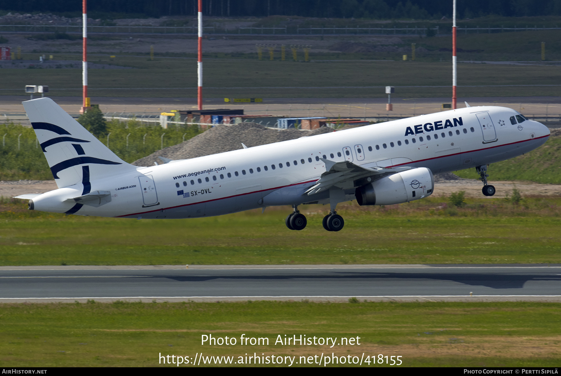 Aircraft Photo of SX-DVL | Airbus A320-232 | Aegean Airlines | AirHistory.net #418155