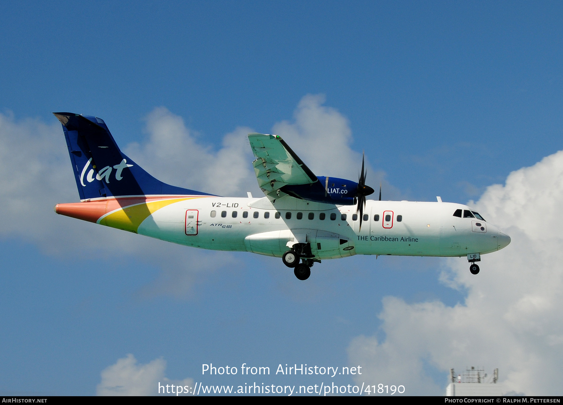 Aircraft Photo of V2-LID | ATR ATR-42-600 | LIAT - Leeward Islands Air Transport | AirHistory.net #418190