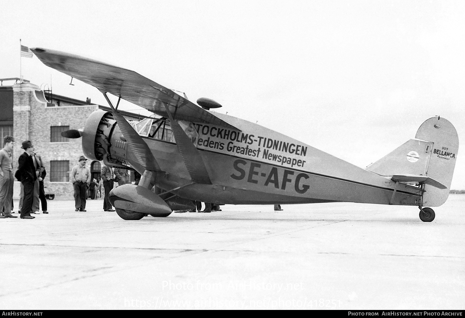 Aircraft Photo of SE-AFG | Bellanca CH-400W Pacemaker | AirHistory.net #418251