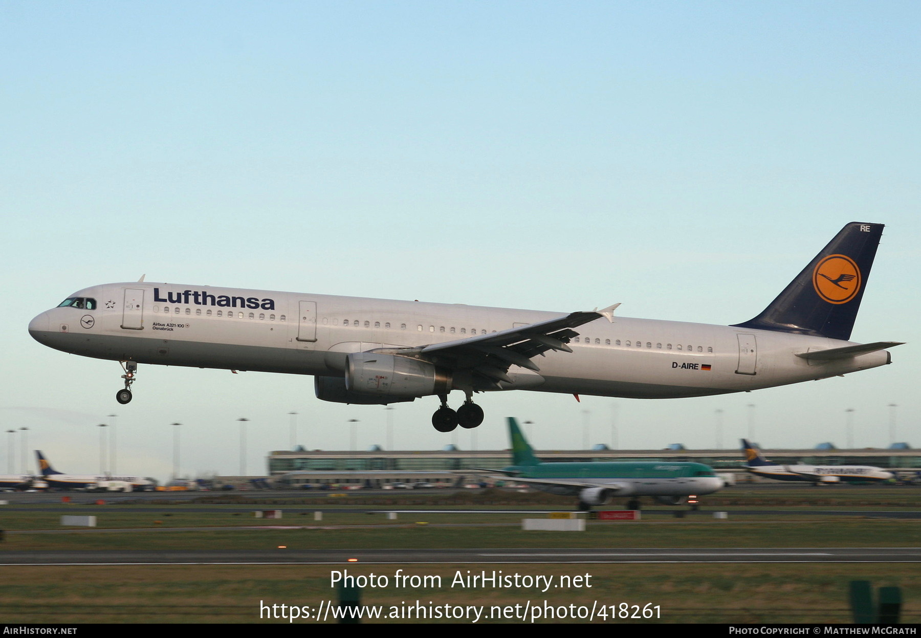 Aircraft Photo of D-AIRE | Airbus A321-131 | Lufthansa | AirHistory.net #418261