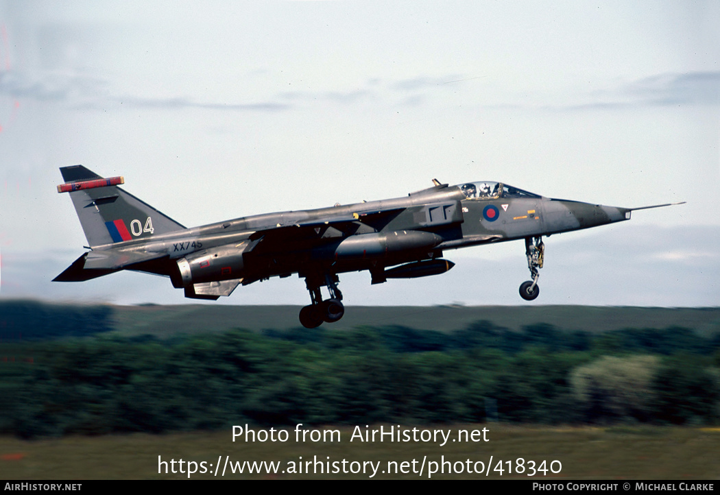 Aircraft Photo of XX745 | Sepecat Jaguar GR1A | UK - Air Force | AirHistory.net #418340