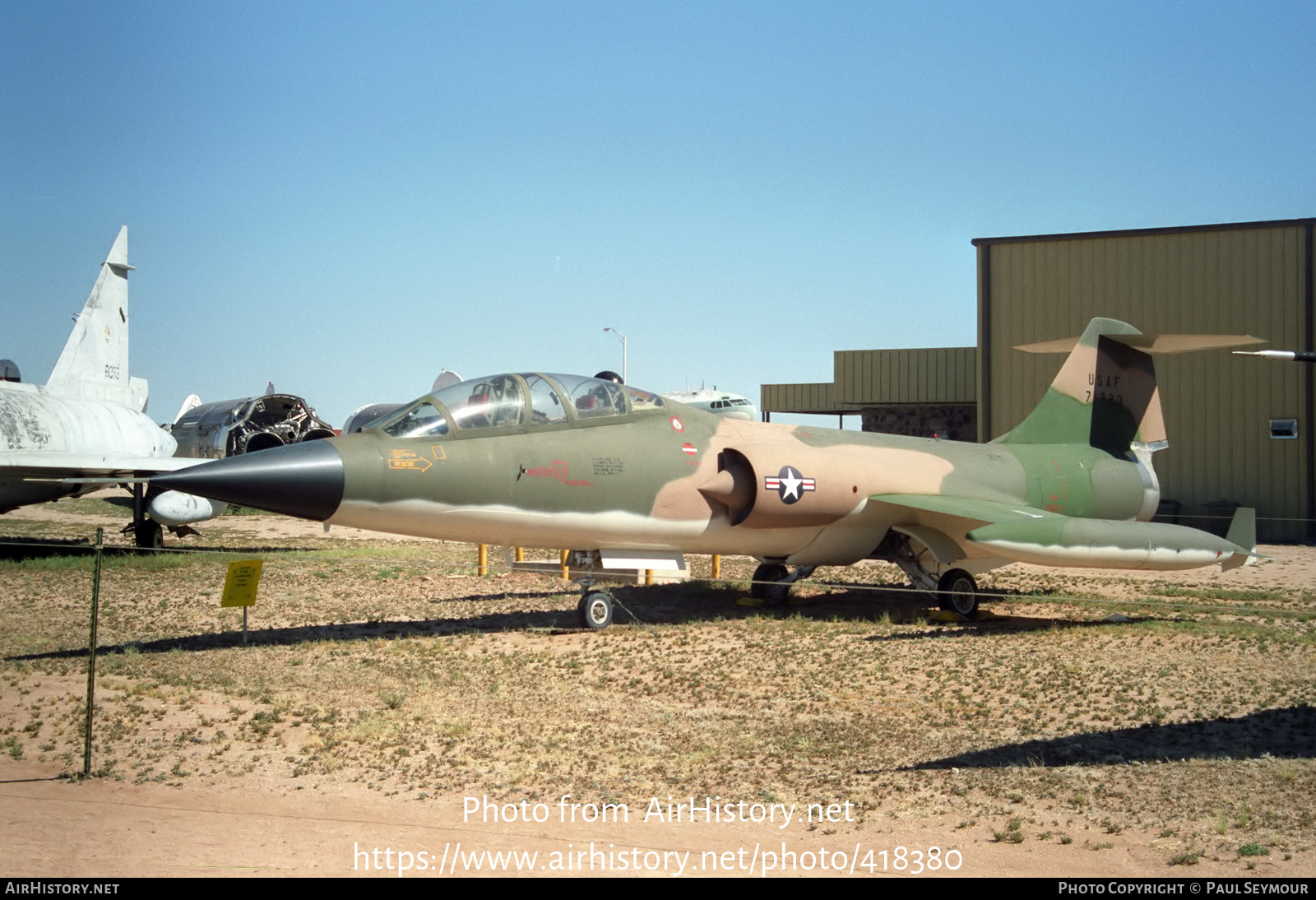 Aircraft Photo of 57-1323 / 71323 | Lockheed F-104D Starfighter | USA - Air Force | AirHistory.net #418380