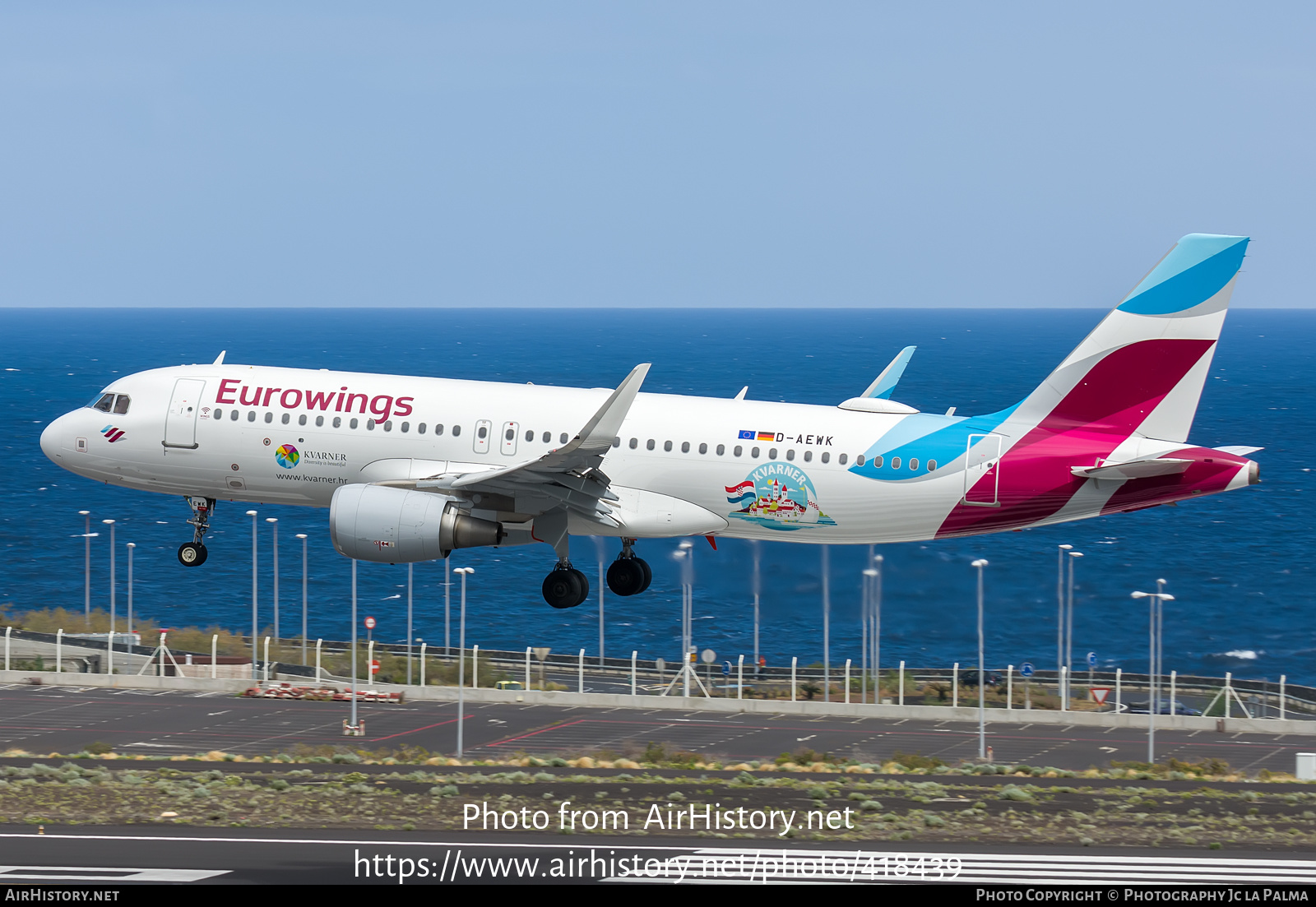 Aircraft Photo of D-AEWK | Airbus A320-214 | Eurowings | AirHistory.net #418439