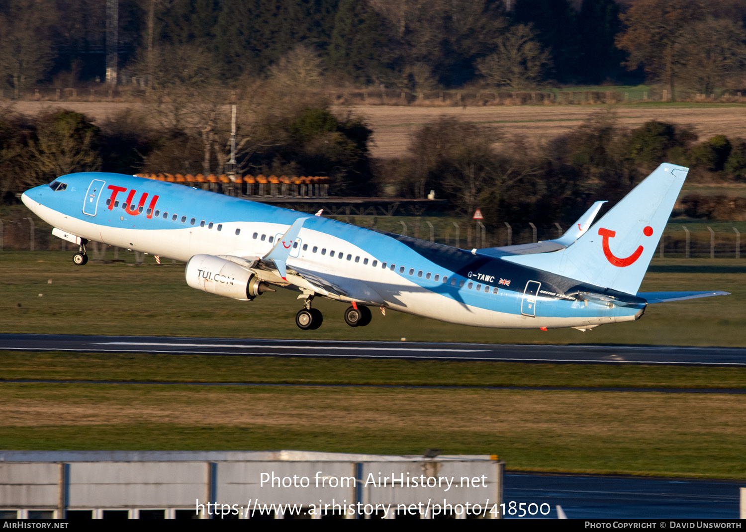 Aircraft Photo of G-TAWC | Boeing 737-8K5 | TUI | AirHistory.net #418500