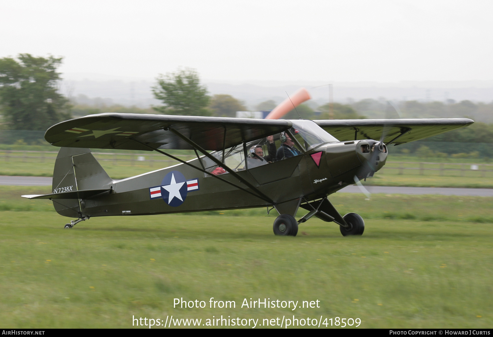 Aircraft Photo of N7238X | Piper L-18C Super Cub | USA - Army | AirHistory.net #418509