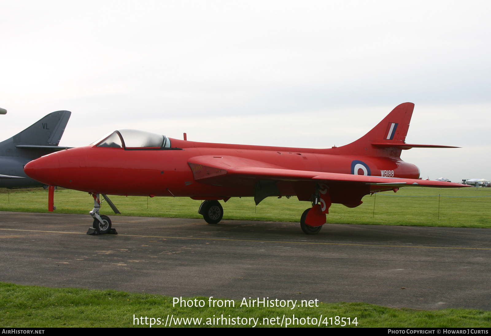 Aircraft Photo of G-BZPC / WB188 | Hawker Hunter GA11 | UK - Air Force | AirHistory.net #418514