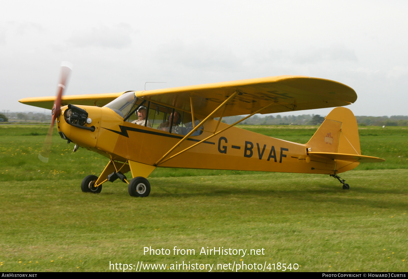 Aircraft Photo of G-BVAF | Piper J-3C-65 Cub | AirHistory.net #418540