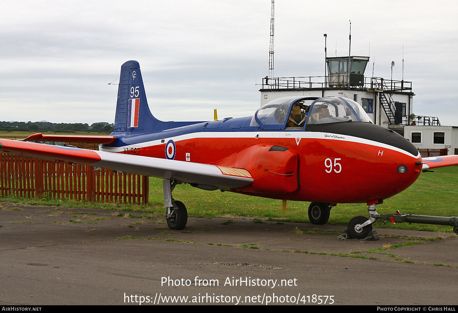 Aircraft Photo of XN582 | BAC 84 Jet Provost T3A | UK - Air Force | AirHistory.net #418575