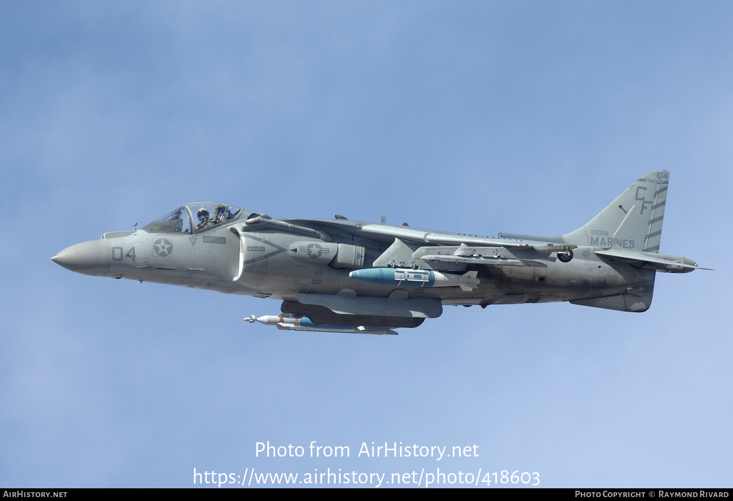 Aircraft Photo of 165398 | McDonnell Douglas AV-8B Harrier II | USA - Marines | AirHistory.net #418603