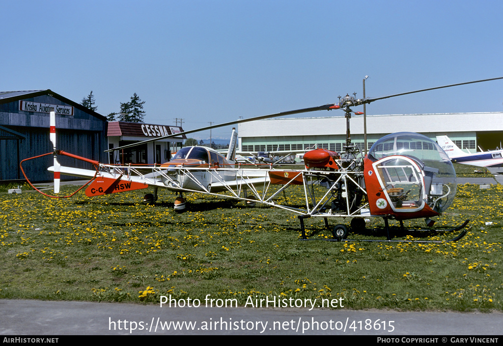 Aircraft Photo of C-GHSW | Bell 47D-1 | AirHistory.net #418615