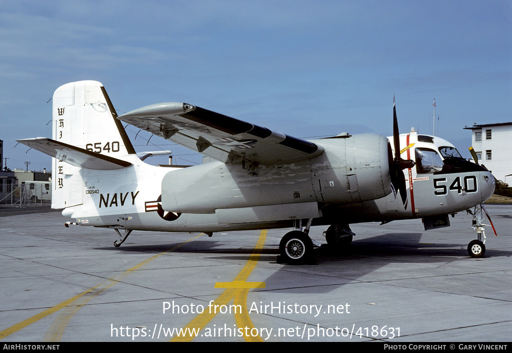 Aircraft Photo of 136540 / 6540 | Grumman US-2C Tracker | USA - Navy | AirHistory.net #418631