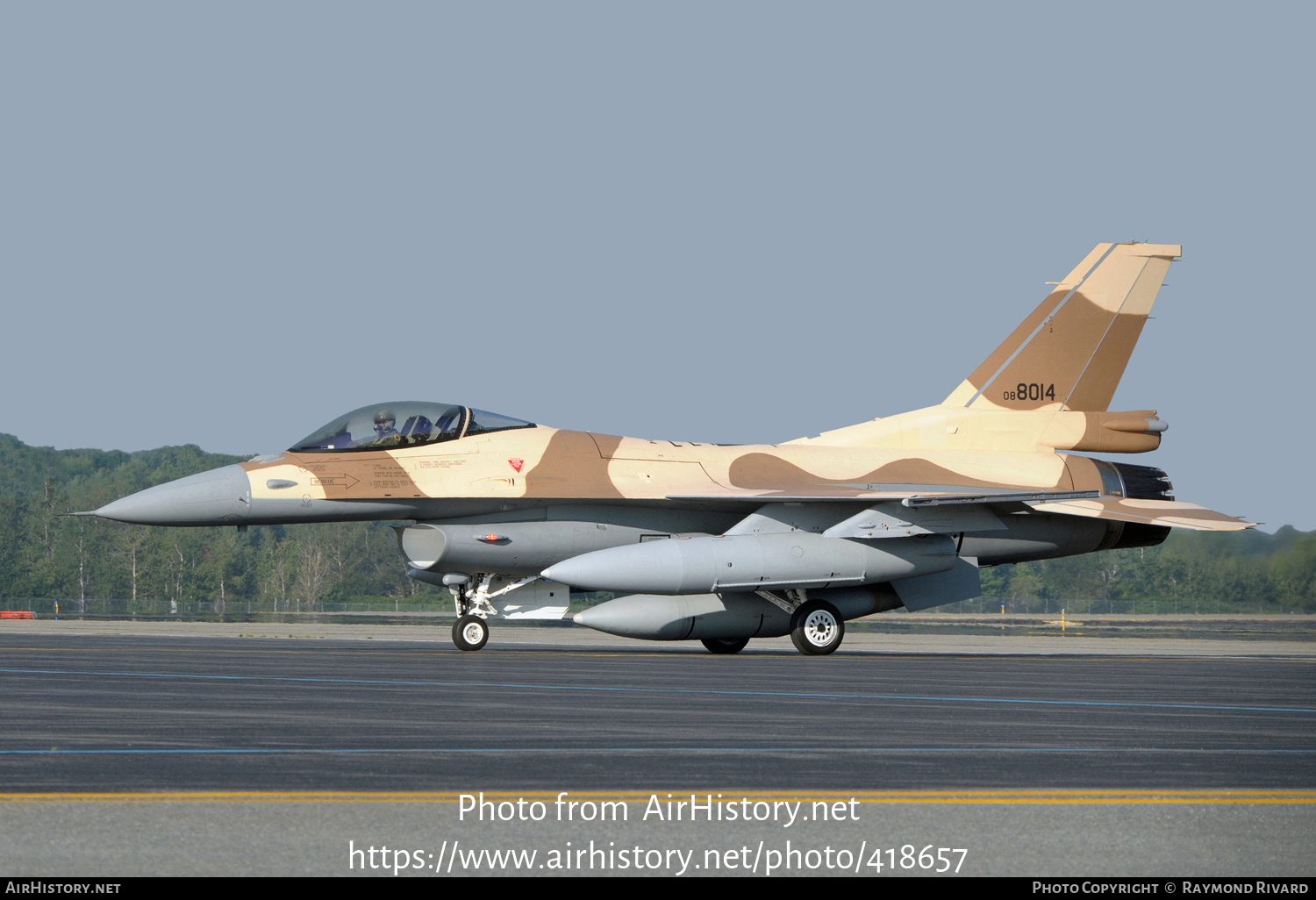 Aircraft Photo of 08-8014 | General Dynamics F-16C Fighting Falcon | Morocco - Air Force | AirHistory.net #418657