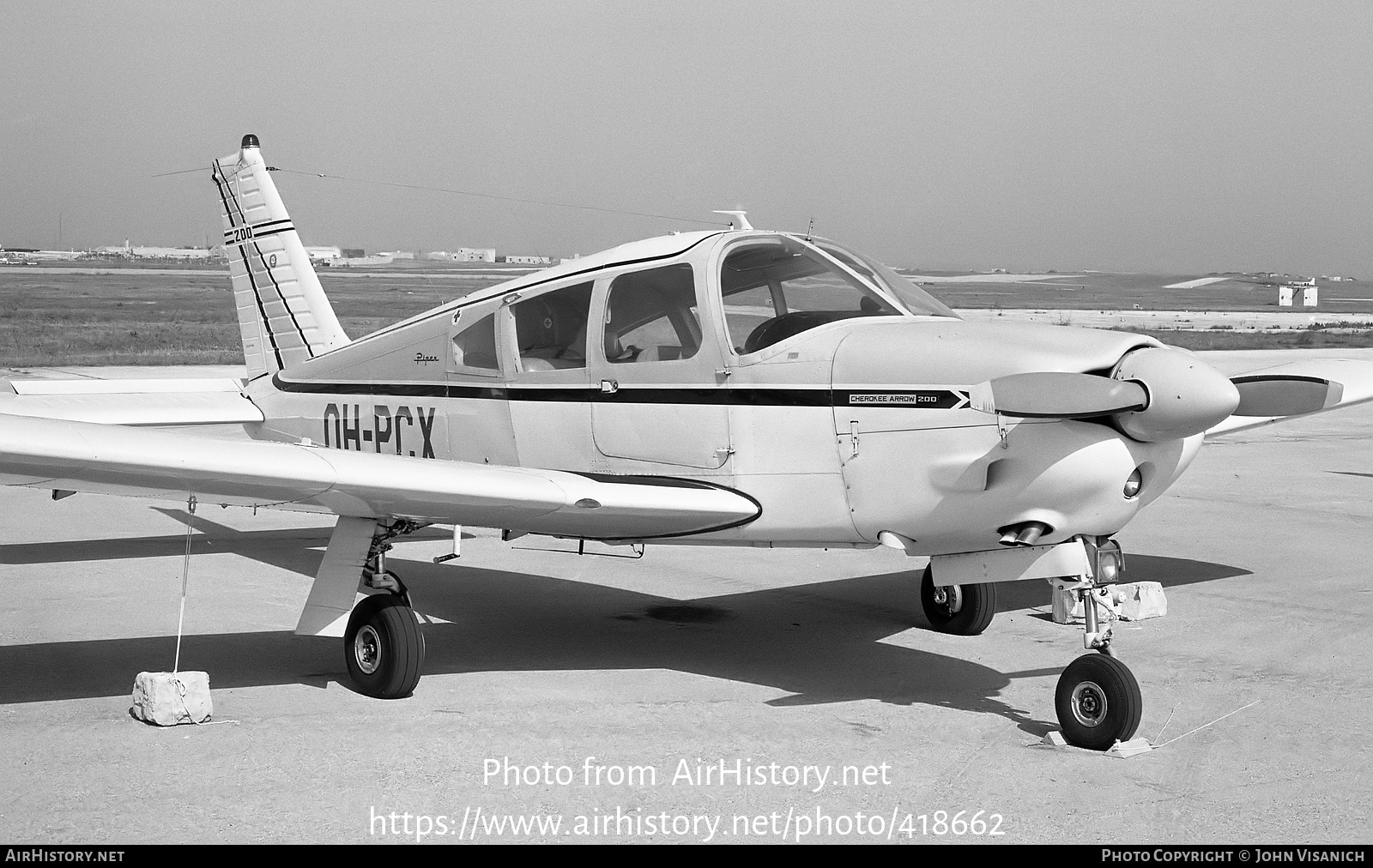 Aircraft Photo of OH-PCX | Piper PA-28R-200 Cherokee Arrow | AirHistory.net #418662