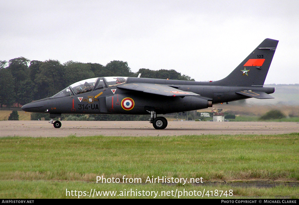 Aircraft Photo of 103 | Dassault-Dornier Alpha Jet E | France - Air Force | AirHistory.net #418748