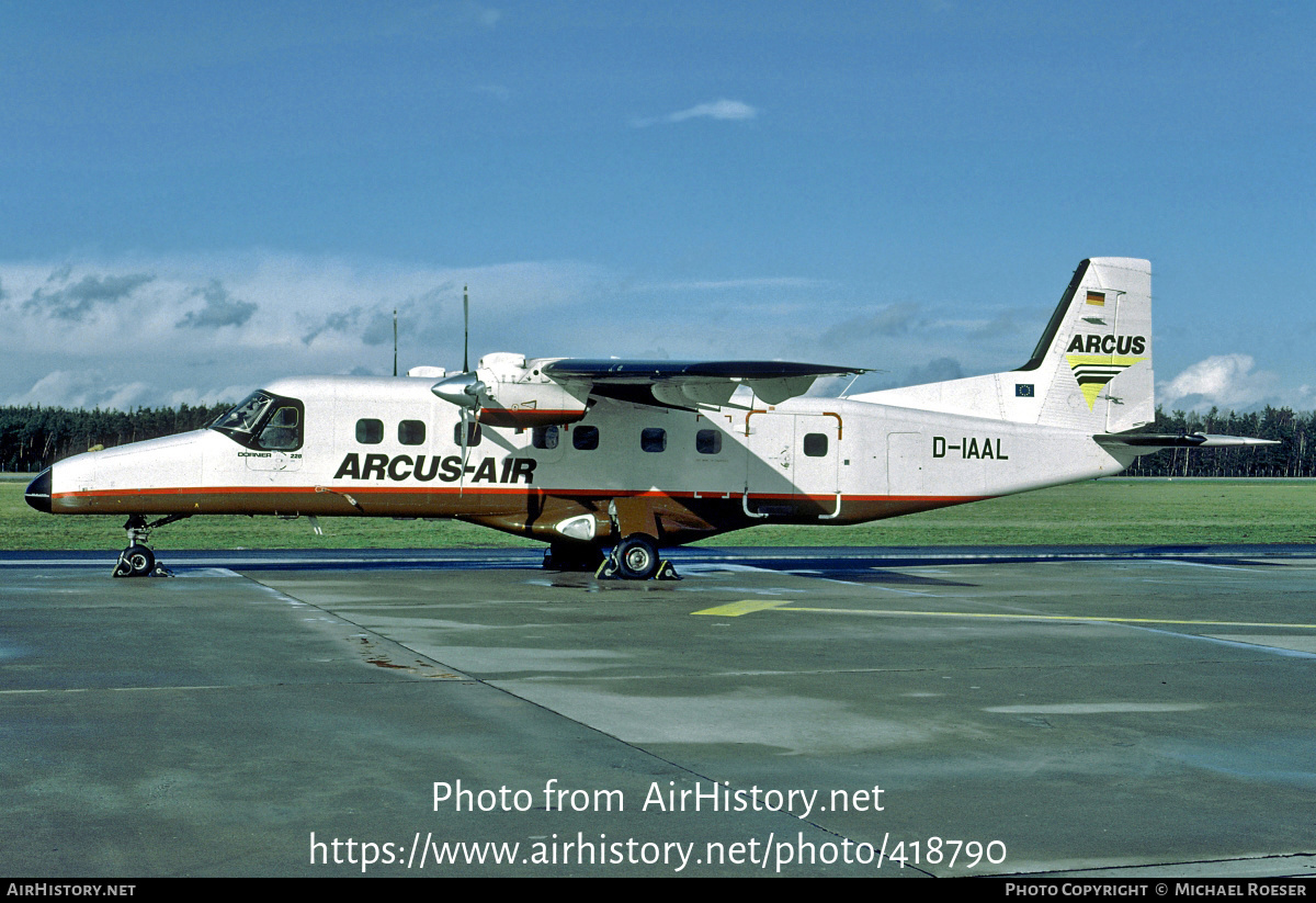 Aircraft Photo of D-IAAL | Dornier 228-201 | Arcus Air | AirHistory.net #418790