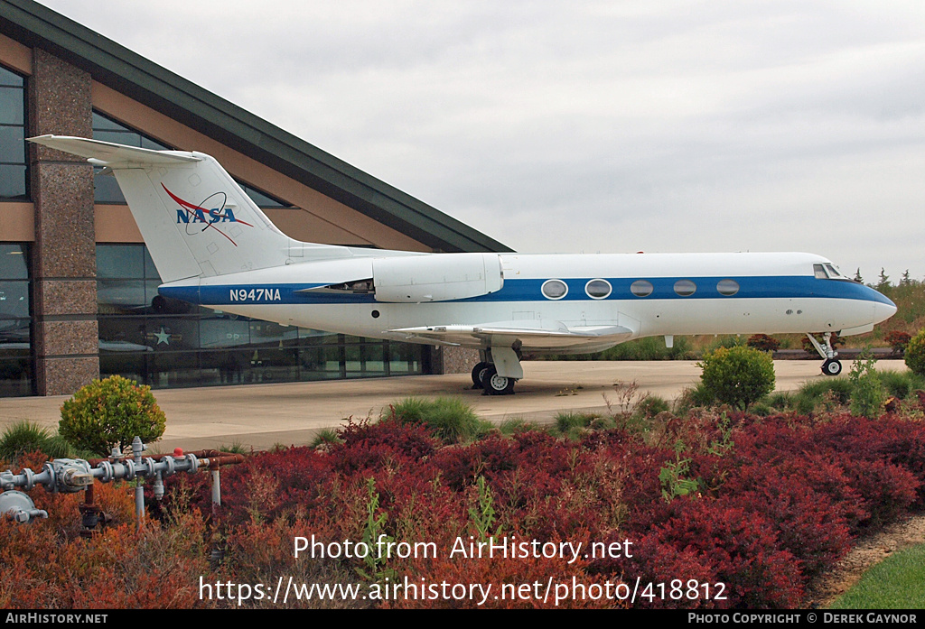 Aircraft Photo of N947NA | Grumman American G-1159 Gulfstream II | NASA - National Aeronautics and Space Administration | AirHistory.net #418812